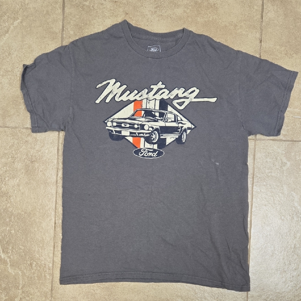 Ford Mustang Gray T-Shirt for Men